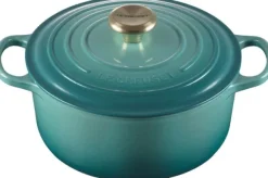 Le Creuset Signature støbejern rund gryde 24cm Bleu Riviera
