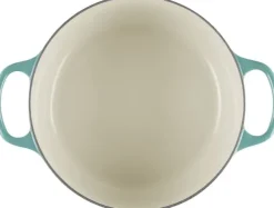 Le Creuset Signature støbejern rund gryde 24cm Bleu Riviera