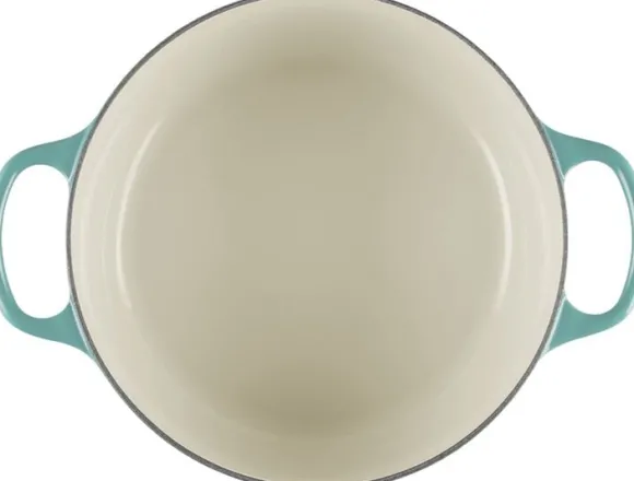 Le Creuset Signature støbejern rund gryde 24cm Bleu Riviera