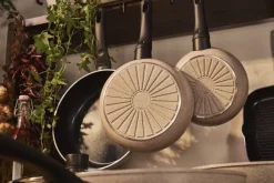 Ledro Stekpanna 28 Beige Rund Aluminum