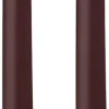 LED taper candle, Wine red, smooth, 2-pack, 2,3x25 cm
