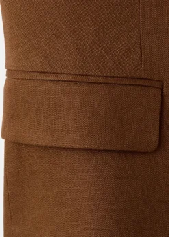 Linen suit waistcoat
