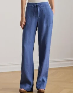 Linen Wide-Leg Pant