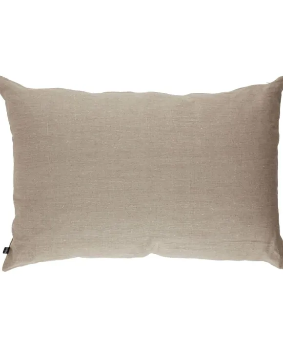 Linne gavelkudde Beige 90x60 cm.