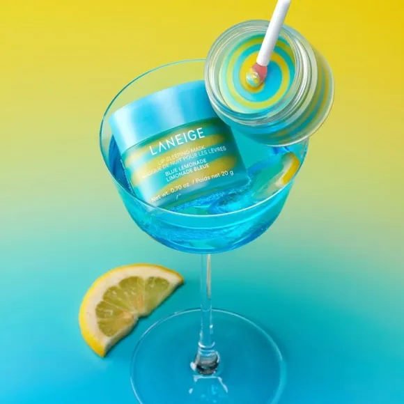 Lip Sleeping Mask Blue Lemonade - Nattmask för läpparna i begränsad up