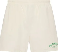 Logo Embroidery Pyjama Shorts