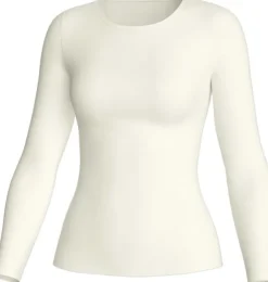 Long sleeve T-shirt O neck Wool Lyocell