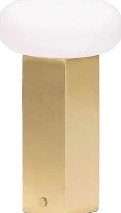 Low Portable Lamp Brass