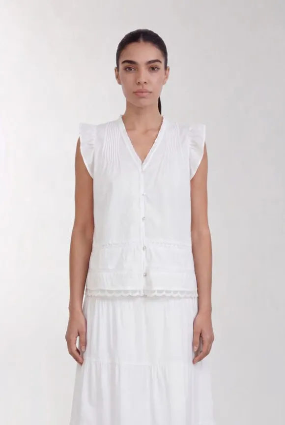LR-ROSY 2 Bluse Hvid