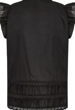 LR-ROSY 2 Bluse Sort