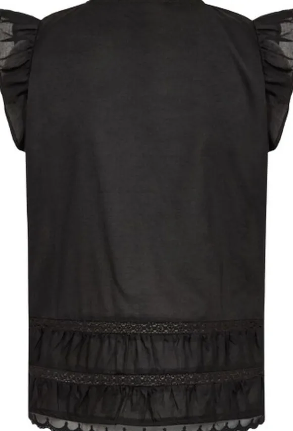 LR-ROSY 2 Bluse Sort