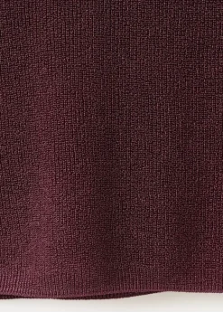 Lurex knitted V-neck top