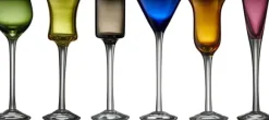 Lyngby Glas Snapsglas 6 st sorterade färger