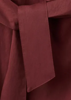 Lyocell dress with knot detail