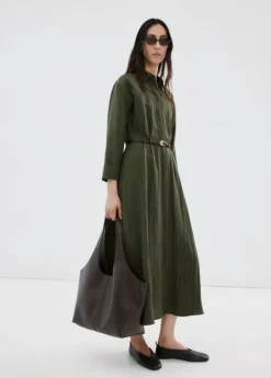 Lyocell shirt dress