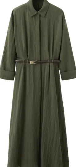 Lyocell shirt dress