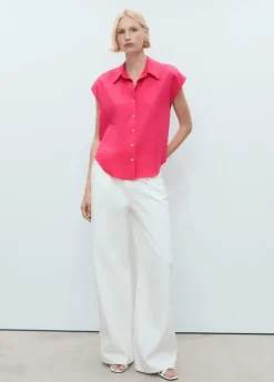Lyocell sleeveless shirt