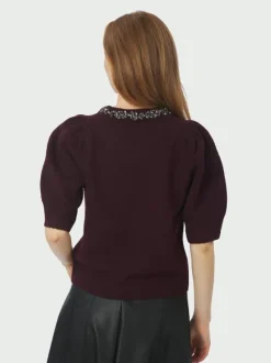 Maia Stone Knit blouse