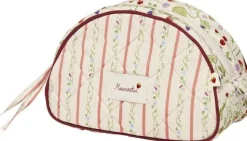 Makeup Bag Medium Summer Stripes Peach