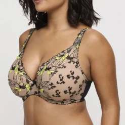 Manali half padded plunge bra