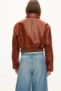 Marilyn Leather bomber