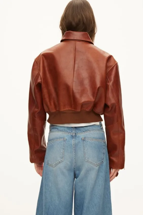 Marilyn Leather bomber