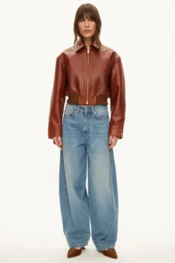 Marilyn Leather bomber