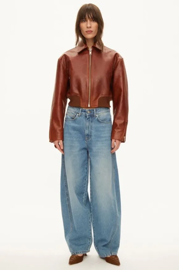 Marilyn Leather bomber