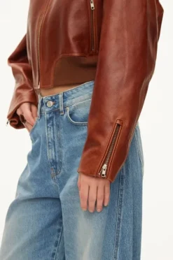 Marilyn Leather bomber