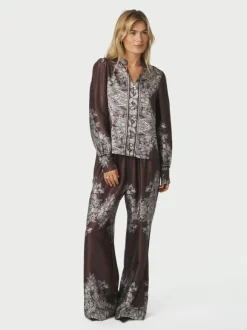 Massima Paisley Border Blouse