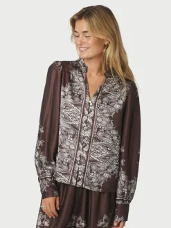 Massima Paisley Border Blouse