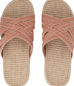Matara - Triple cross sandal w/ jute sole