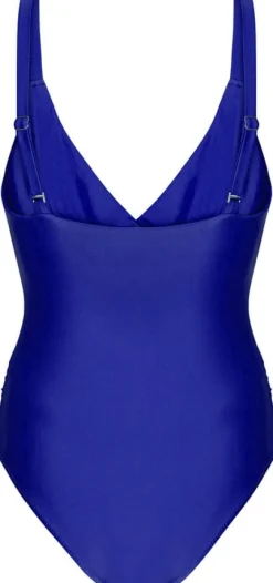 Medewi draperet badedragt - Cartel Blue