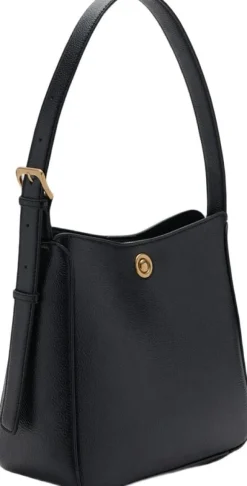Medium bucket bag with metal detail