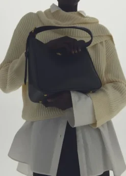 Medium bucket bag with metal detail