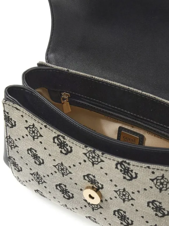 MELINDA LOGO TOP HANDLE FLAP