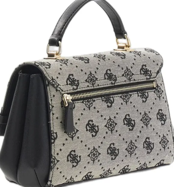 MELINDA LOGO TOP HANDLE FLAP