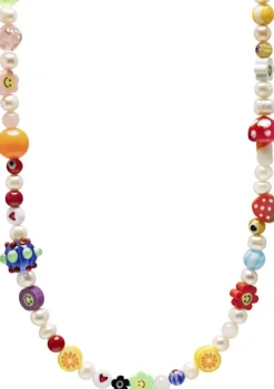 Men's Berry Pearl Choker with Assorted Beads