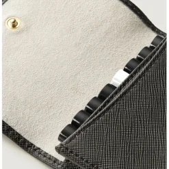 Men's Leather Sample Wallet Black EdP 13,6 ml