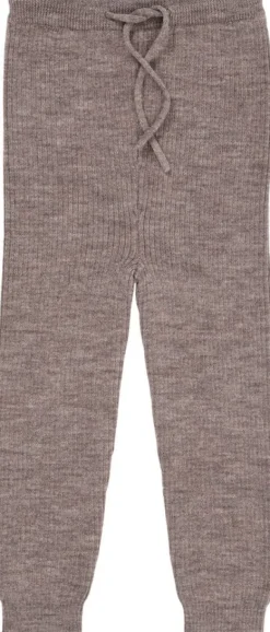 MERINO CLASSIC RIB LEGGINGS W. DRAW