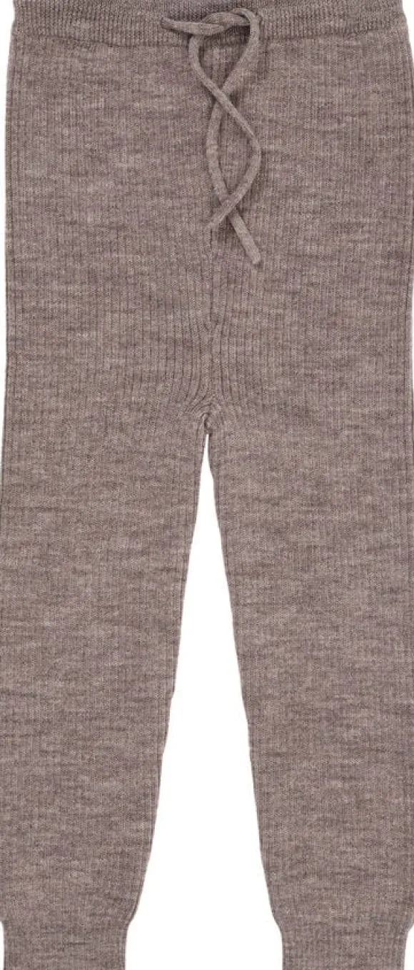 MERINO CLASSIC RIB LEGGINGS W. DRAW