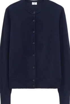 merino short cardigan