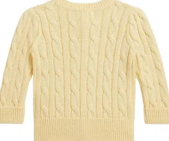 Metallic Cable-Knit Cardigan