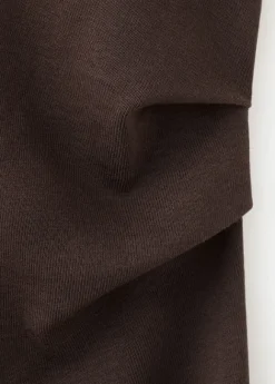 Midi-dress with draped detail