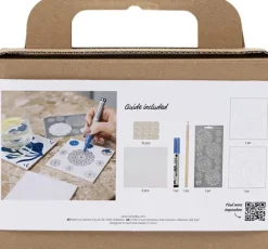 Mini DIY Kit Dekoration, Porcelæns coasters