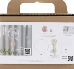 Mini DIY Kit Macramé, Drømmefanger med rosenkvarts krystal