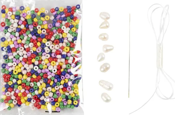 Mini DIY Kit Smykker, Halskæder med ferskvandsperler