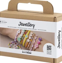 Mini DIY Mix Smykker, Farverige armbånd