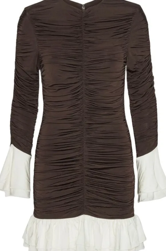 MINI RUCHED LS DRESS