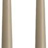 Moods & More - LED taper candle, Silk, Slim, Kit grey, 2-pack, 23x300